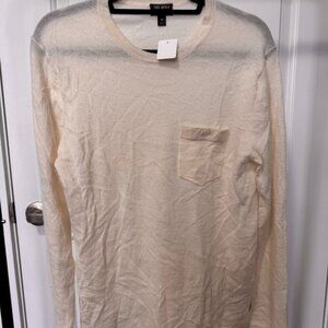 Todd Snyder Long Sleeve Cashmere Shirt - cream